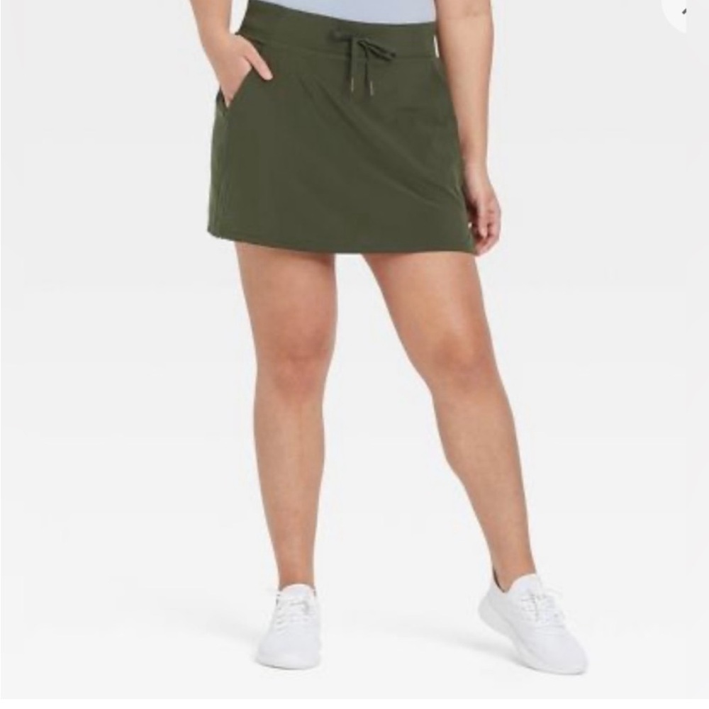 All in Motion Olive Green Skirt